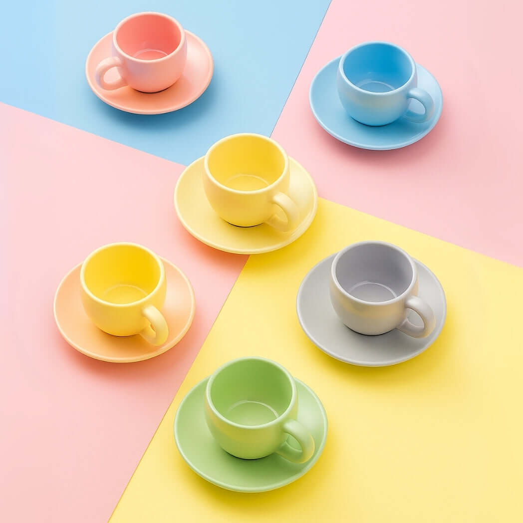 6'lı Pastel Fincan Seti Homerest